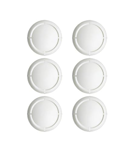 Ferkurn Joystick Replacement Cap Thumb Grip for Switch OLED Joycon & Switch Lite, Joycon Grip Button Stick Cover 3D Analog Cap Skin Replacement Part Repair Kit Accessories, 6PCS - color: White