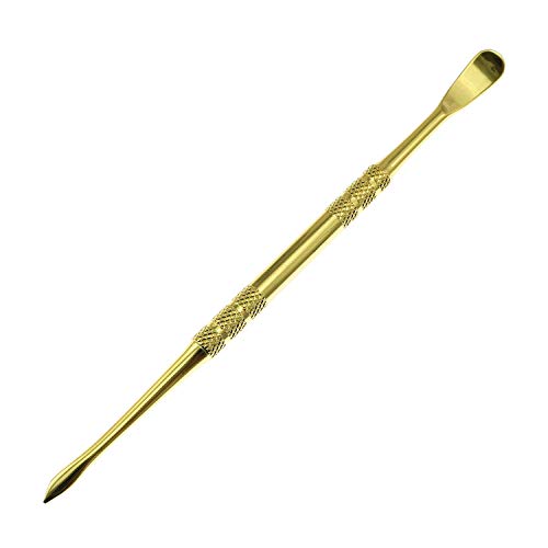 Maxmoral Gold Stainless Steel Spoons Glass Accessories Carving Tools - color: Gold