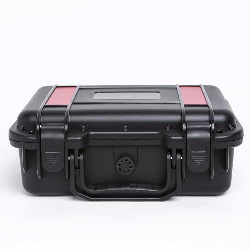 11in Waterproof Hard Case with DIY Customizable Foam Insert (10 x 7 x 3.5in Interior) - color: Black-11in