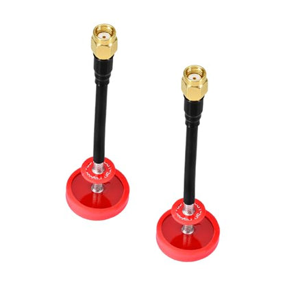 Eightwood 5.8GHz FPV Antenna 2-Pack, RP-SMA Pagoda RHCP Antenna Long Range