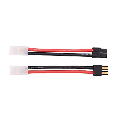 3pcs compatible with Big Tamiya Female Adapter Wire 12awg 4in for RC Lipo Battery ESC(C67-3)