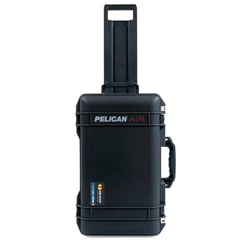 Black Pelican Air 1535 Carry-on Case - Comes empty - Black Handles & TSA Locking Latches. - color: Black Handles & TSA Locking Latches