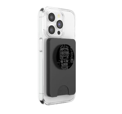 RC Transmitter Blueprint FPV Drone RC Car Radio Controller PopSockets PopWallet for MagSafe - style: Magnetic PopWallet