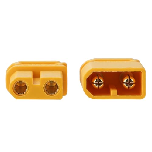ELFCULB 10 Pairs Amass XT60 Connectors for FPV Drones and RC Models - color: 10 Pairs XT60 M/F