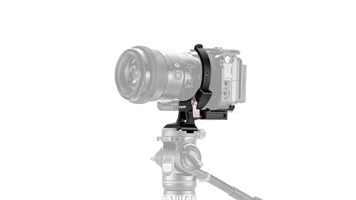 Tilta Adjustable Vertical Camera Support Bracket for Small Cameras | Arca Quick Release Plate | Universal 1/4"-20 Screw | Lightweight Aluminum Alloy | Horizontal & Vertical Configurations (Black)
