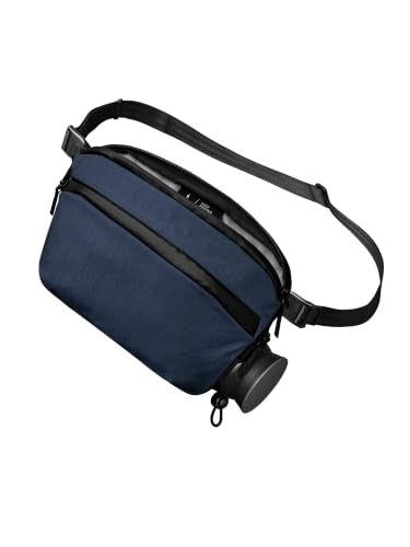 ALPAKA Flight Sling Pro 2.5L Sling Bag with Bottle Holder for Men - color: Moonlight Blue
