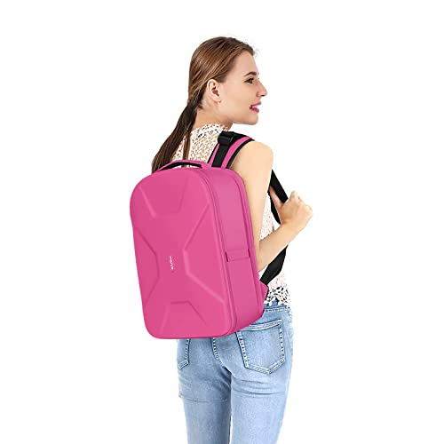 MOSISO Camera Backpack, DSLR/SLR/Mirrorless Photography Camera Bag - color: Rose Red