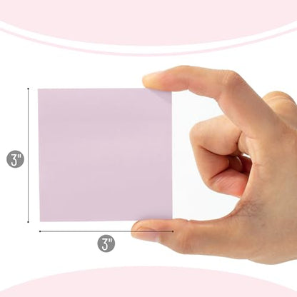 Mr. Pen- Sticky Notes, 3"x3", 12 Pads, 600 Sheets, Colorful - color: Mute