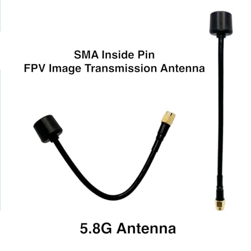 2PCS 5.8GHz FPV Antenna, 2.5db RHCP SMA Male Replacement Antenna - color: 2PCS-UP155R