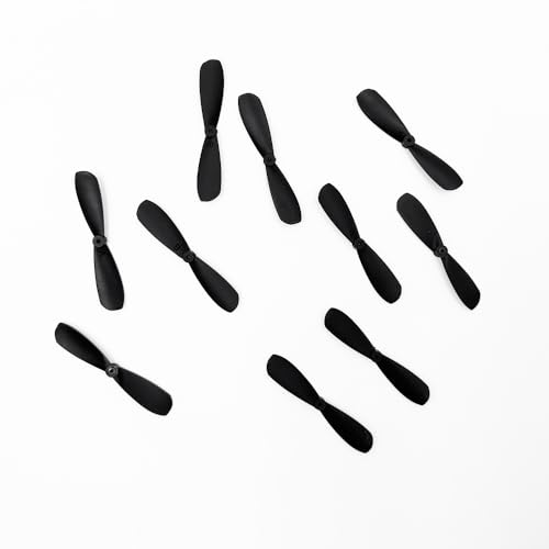 10PCS Mini Propellers 46mm 2-Blades Nylon Positive and Negative Propellers for RC Airplane Plane Helicopter DIY Model Toy Accessories