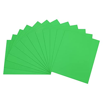 uxcell Light Green EVA Foam Sheets 11 x 8 inch 1.7mm Thickness for Crafts DIY Projects, 12 Pcs - color: light Green