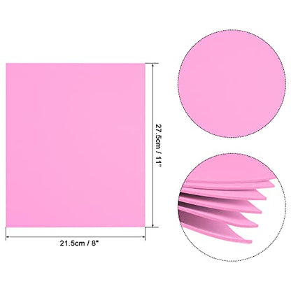uxcell Light Pink EVA Foam Sheets 11 x 8 inch 1.7mm Thickness for Crafts DIY Projects, 12 Pcs - color: Light Pink