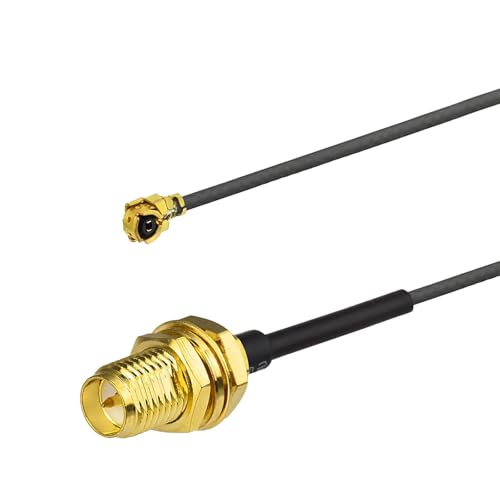 Superbat WiFi 6 6E Tri-Band Antenna 2.4GHz 5GHz 6GHz Omni-Directional Antenna RP-SMA Pigtail 12inch