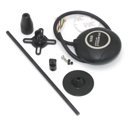 JeeFly M8N GPS Module Built-in Compass with GPS Antenna Mount for Pixhawk Flight Controller,GNSS Receiver,Support GPS GLONASS Galileo BeiDou for FPV Drones RC Robots