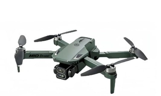 Drone with 4K HD Dual Camera for Adults Kids, RC Quadcopter with 2 Modular 1800mAh Batteries for 30 Mins Long Flight (Green) - color: Green