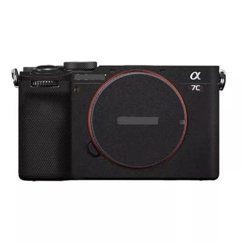 Camera Skin Wrap A7C2 Anti-Scratch Sticker Coat Vinly Protective Film Body Protector Decals Cover for Sony A7CR A7C II (Frosted Black) - color: Frosted Black