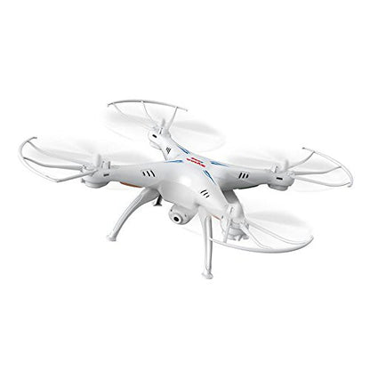 Syma X5SW 4CH 2.4G 6-Axis Gyro Headless Support Mobile Phone Apple IOS Android Wi-Fi Wifi Control FPV HD 0.3MP Camera 360-degree 3D Rolling Mode 2 RTF RC Quadcopter White
