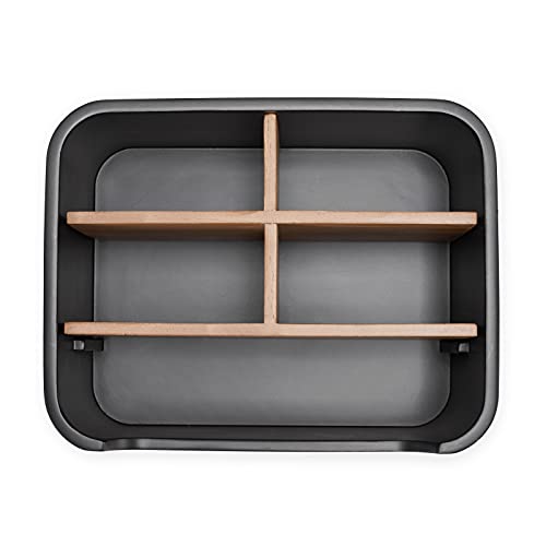 2 Pack Remote Control Holders, Desk Organizers with Dividers,Black - color: BLACK, size: 2 Pack