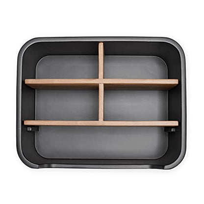 2 Pack Remote Control Holders, Desk Organizers with Dividers,Black - color: BLACK, size: 2 Pack