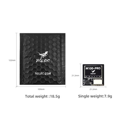 HGLRC M100 Pro GPS QMC5883L Compass, Upgraded 10th Generation Chip Compatible with FPV Fixed-Wing UAV