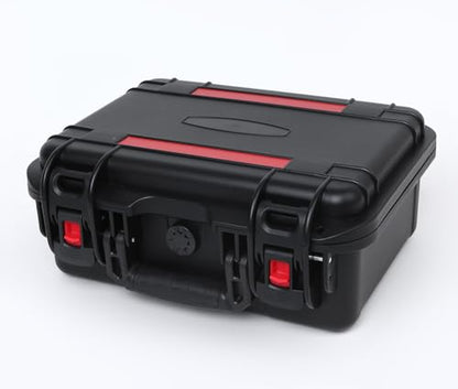 15in Waterproof Hard Case with DIY Customizable Foam Insert (13.5 x 10 x 6in Interior) - color: Black-15in