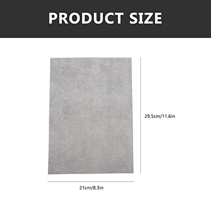 Beatifufu A4 Carbon Transfer Paper Sheets One-Side Graphite Copy Paper for Tracing Drawing Writing Pattern Transfer DIY Crafts Art Design and Imprinting