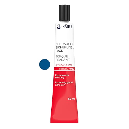 Lacke Original Screw-Locking Paint Standard Range Blue 50 ml The reference 1962 - aid for securing, signing, sealing, as well as for tampering