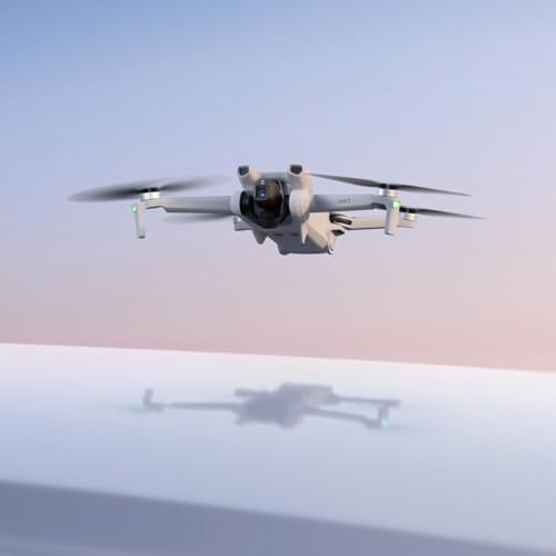 DJI Mini 3 Drone with DJI RC Screen remote Kit Camera Drone Bundle, with 128 GB SD, 3.0 USB Card Reader, Landing Pad, Backpack, Strobe lights and More