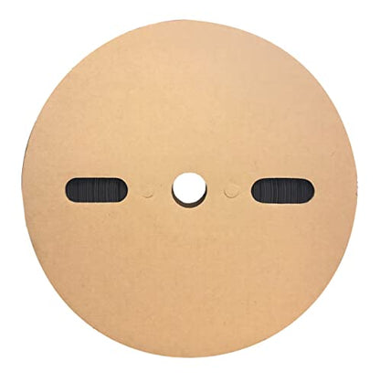 WindyNation 100 Feet (31 Meters) 1 inch, 1" I.D. Polyolefin 2:1 Black Heat Shrink Tubing - size: 100 ft. of 1"