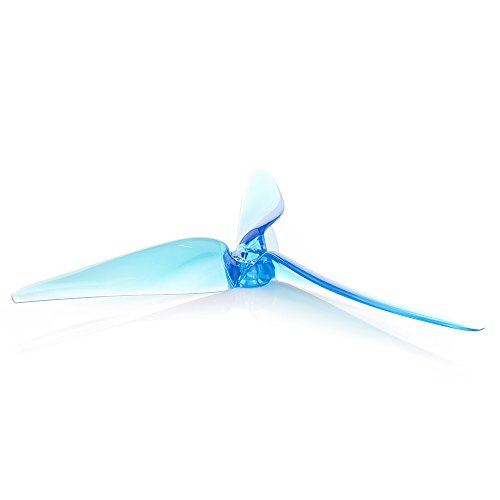 Lumenier 6x5x3 - Gate Breaker Propeller (Set of 4 - Transparent Blue) - 5mm - Blue