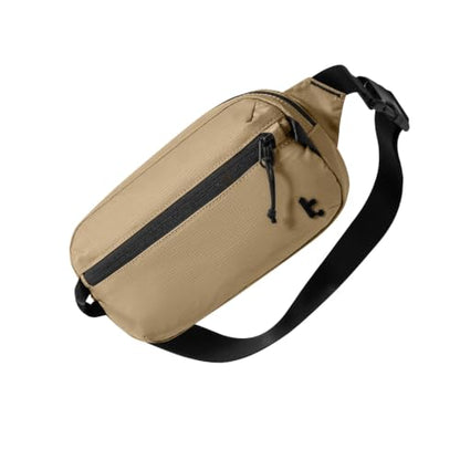 tomtoc 1.5L Sling Bag with RFID Blocking Crossbody Chest Pack for Men Women - color: Khaki, size: 1.5L