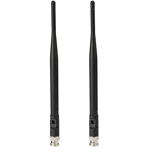 Eightwood UHF 400MHz-900MHz Antenna BNC Male Antennae 2-Pack for Ham Radio Scanner Handheld Amateur Receiver