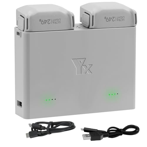 Battery Charging Hub for DJI Mini 4 Pro/Mini 3/ Mini 3 Pro, Two-Way Battery Charger Fast Charging Board Compatible with Mavic Mini 4 Pro/Mini 3/ Mini 3 Pro