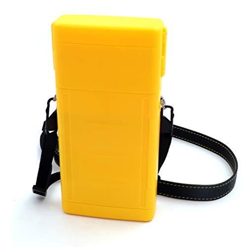 CUESOUL ANTIE Hard Dart Case, Holds 6 Steel/Soft Tip Darts & Extra Tips, Shafts & Flights, Durable Use - color: Solid Yellow