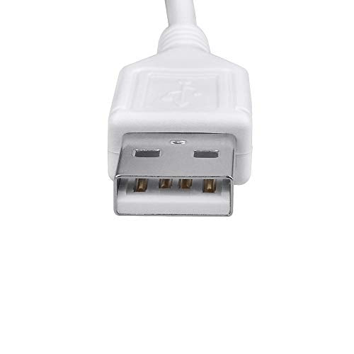 5ft White Micro USB Data/Charging Cable Charger Cord Lead for Flysky FS-IT4 FS-iT4S FSIT4 FSiT4S 4ch 2.4G RC Car Boat Radio System Transmitter Receiver