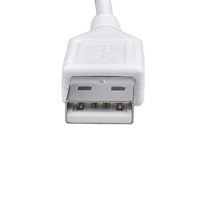 5ft White Micro USB Data/Charging Cable Charger Cord Lead for Flysky FS-IT4 FS-iT4S FSIT4 FSiT4S 4ch 2.4G RC Car Boat Radio System Transmitter Receiver