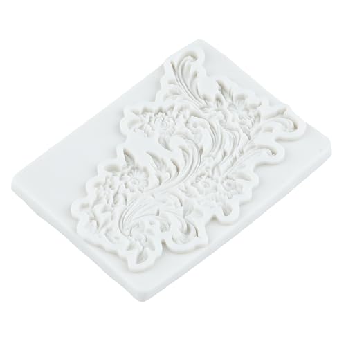 Baroque Silicone Mold Curlicues Scroll Lace Polymer Clay Molds - color: Style N