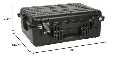 Strongway 20in. Waterproof Storage Case, Black - color: Black