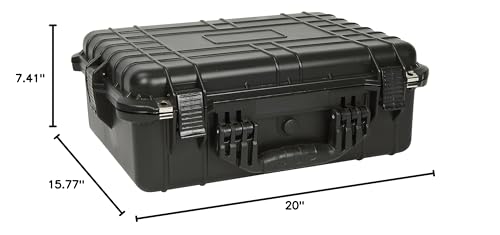 Strongway 20in. Waterproof Storage Case, Black - color: Black