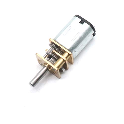 2Pcs DC 12V 200RPM N20 Torque Geared Gearbox Gear Box Micro Electric Motor - size: 12V 200RPM