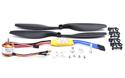 YoungRC A2212 1000KV Brushless Motor + 30A ESC +1045 Propeller CW CCW Kit