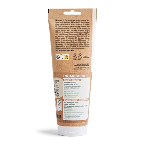 PEBEO Origin 240ml (8.11 fl oz) Acrylic Paint, Buff Titanium - color: Buff Titanium