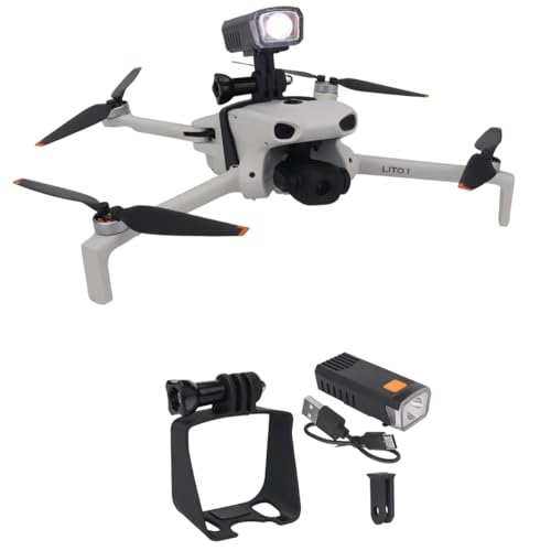 Night Light for DJI Lito X1/Lito 1, Top Search Light Spotlight Night Flight Light Warning Flash Lights Drone Accessory
