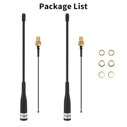 2Pcs 915MHz LoRa Antenna 10dBi Gain for Meshtastic Long Range - color: 2pcs-19cm