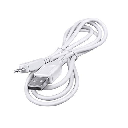 5ft White Micro USB Data/Charging Cable Charger Cord Lead for Flysky FS-IT4 FS-iT4S FSIT4 FSiT4S 4ch 2.4G RC Car Boat Radio System Transmitter Receiver
