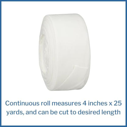 McKesson Stockinette, Non-Sterile, Latex-Free, White, Polyester, 4 in, 1 ct