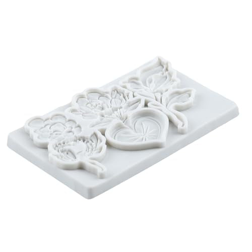 Flower Resin Silicone Mold Flower Heart Polymer Clay Molds - color: Style I