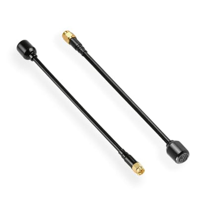 5.8GHz RHCP Long Range FPV Antenna TX RX SMA Male 3.5 High Gain Antenna for Receiver Drone RX Module Fixed-Wing Models FPV Races 1 Pair