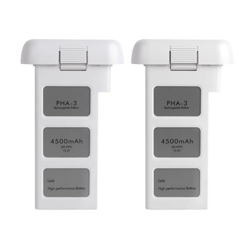 KUWATA Intelligent Flight Battery for DJI Phantom 3 Professional/Advanced/Standard/4K/SE, 4500mAh, 2-Pack, Drone Extended Battery