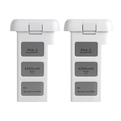 KUWATA Intelligent Flight Battery for DJI Phantom 3 Professional/Advanced/Standard/4K/SE, 4500mAh, 2-Pack, Drone Extended Battery